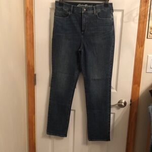 Eddie Bauer, size 12, Voyager High Rise Straight jeans
